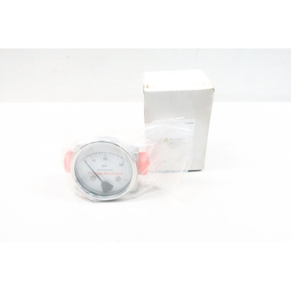 Orange Research Differential 1/4In 030 PSI NPT Pressure Gauge 1201PG